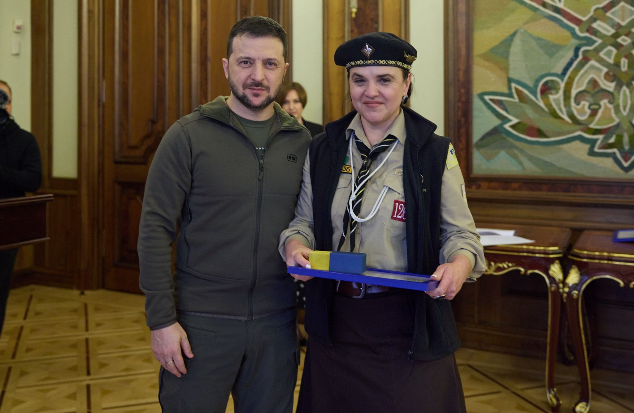 Пластунка Наталя Хміль отримала відзнаку Президента України “Золоте серце”